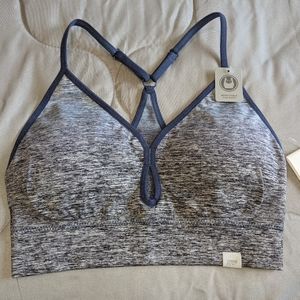 Marika blue & gray sports bra